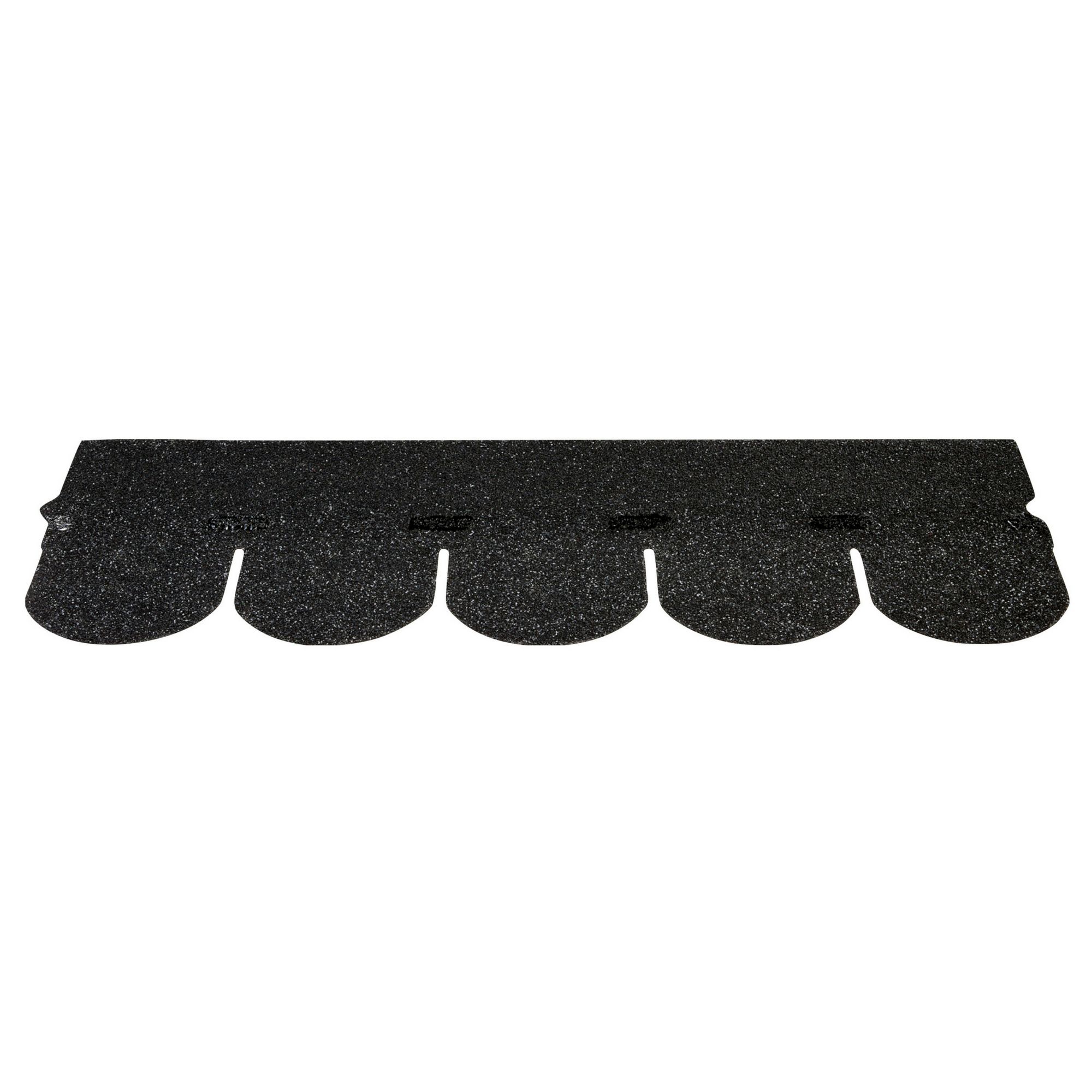 BTM Dark grey Rounded shingle Roofing felt, (L)1m (W)0.33m