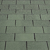 BTM Green Square shingle Roofing felt, (L)1m (W)0.33m