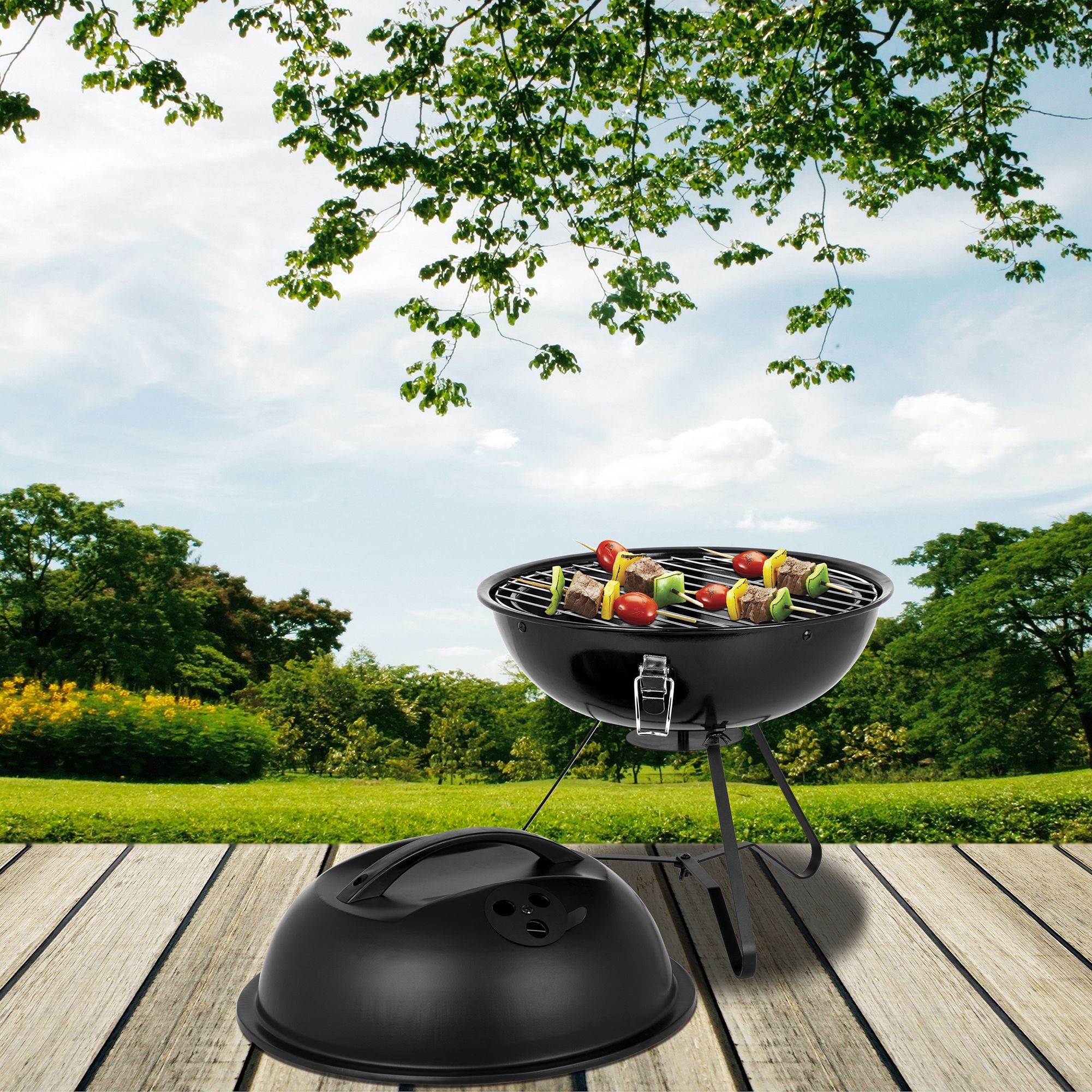 Bubble Black Charcoal BBQ Dia 270mm