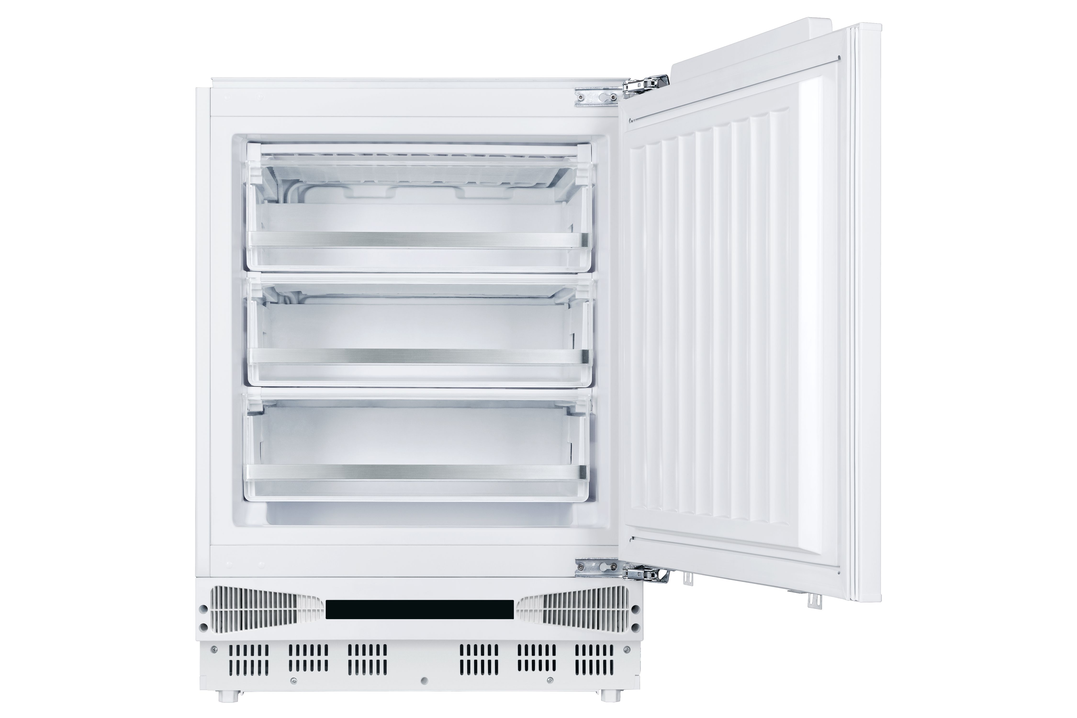 BUFZUK Integrated Manual defrost Freezer - Gloss white