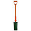 Bulldog Insulated Cable Layer Metal Square D Handle Trenching Shovel PD5CLINR