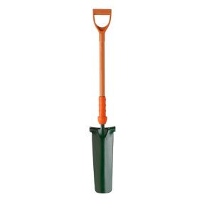 Bulldog Insulated Newcastle Metal Pointed D-shaped Handle Trenching Drain shovel PD5NDINR