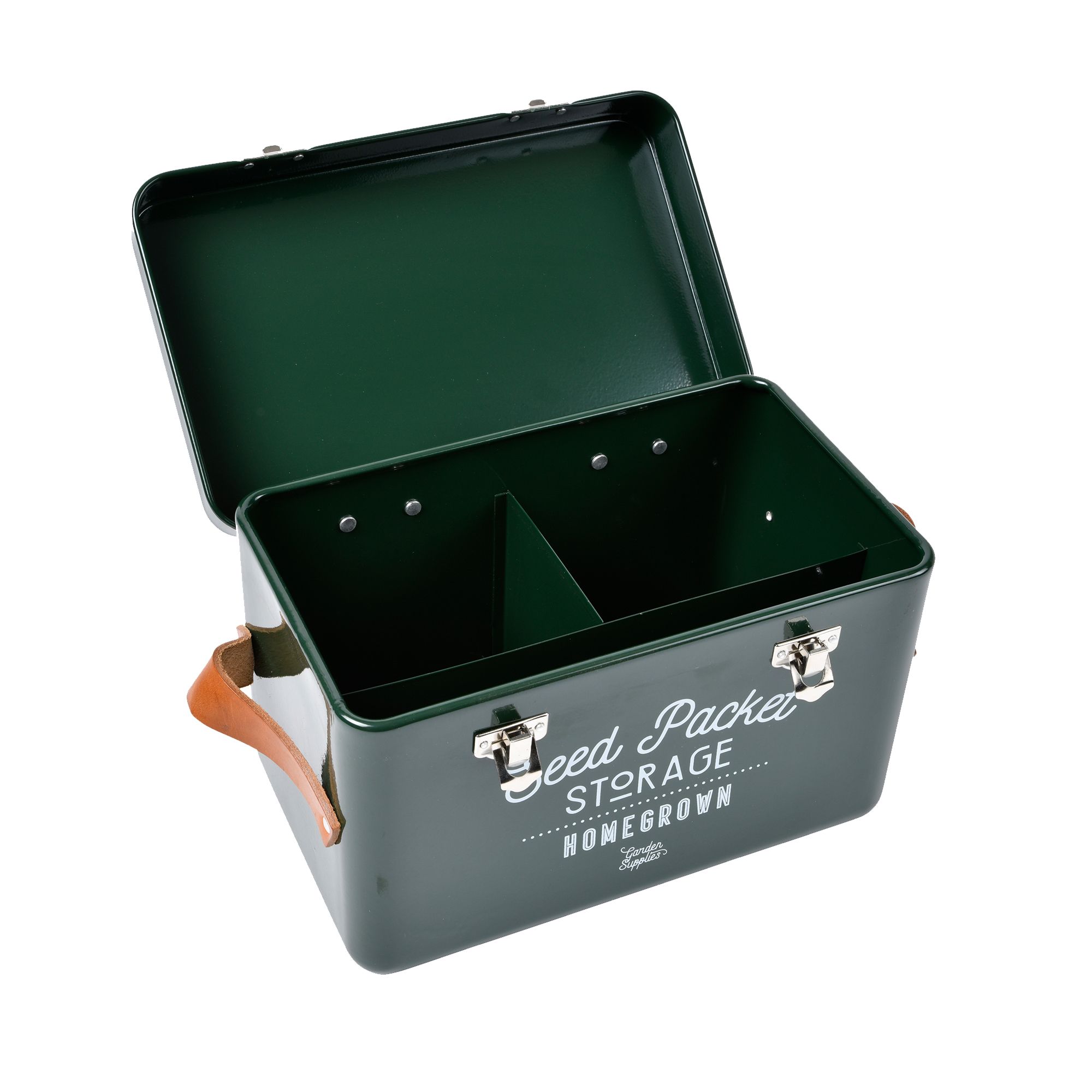 Burgon & Ball Seed packet Green Storage tin