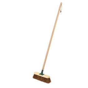 Burgon & Ball Straight Stiff Bassine Outdoor Floor Broom, (W)310mm