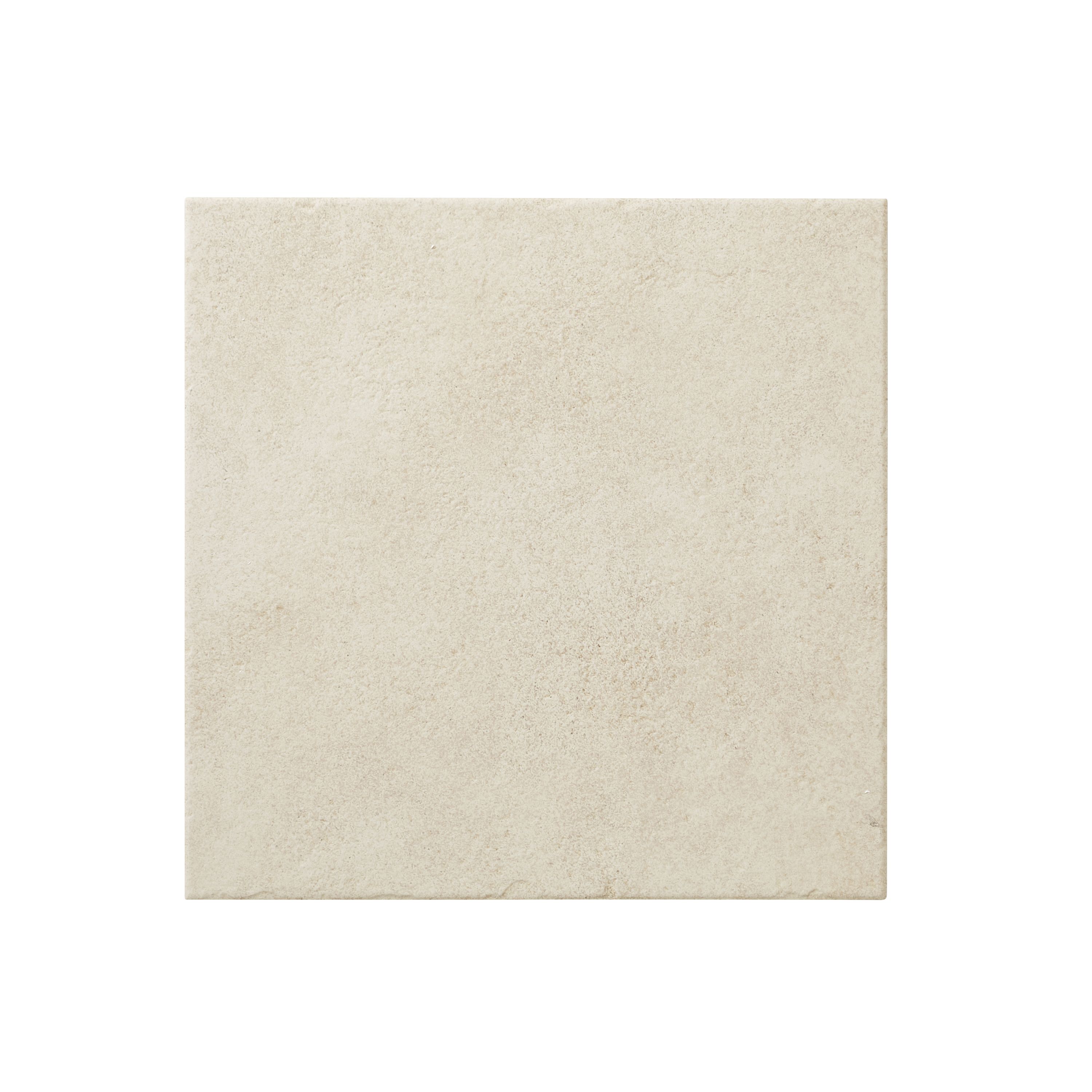 Burgundy Cream Matt Stone effect Porcelain Floor Tile Sample | DIY at B&Q