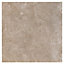 Burlington Earth Stone effect Ceramic Wall & floor Tile, Pack of 4, (L)498mm (W)498mm