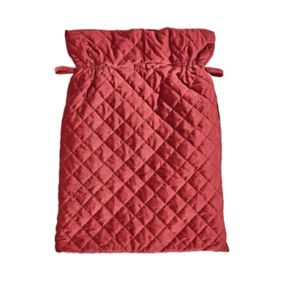 Burnt Russet Polyester (PES) Quilted Christmas sack60cm