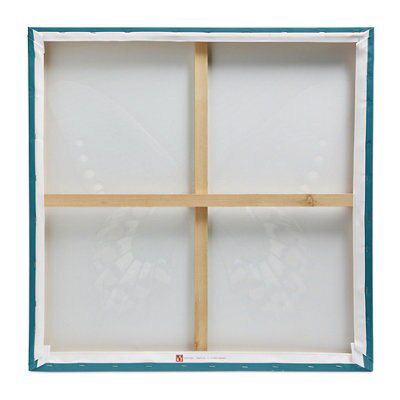 Butterfly Blue Canvas art (H)75cm x (W)75cm