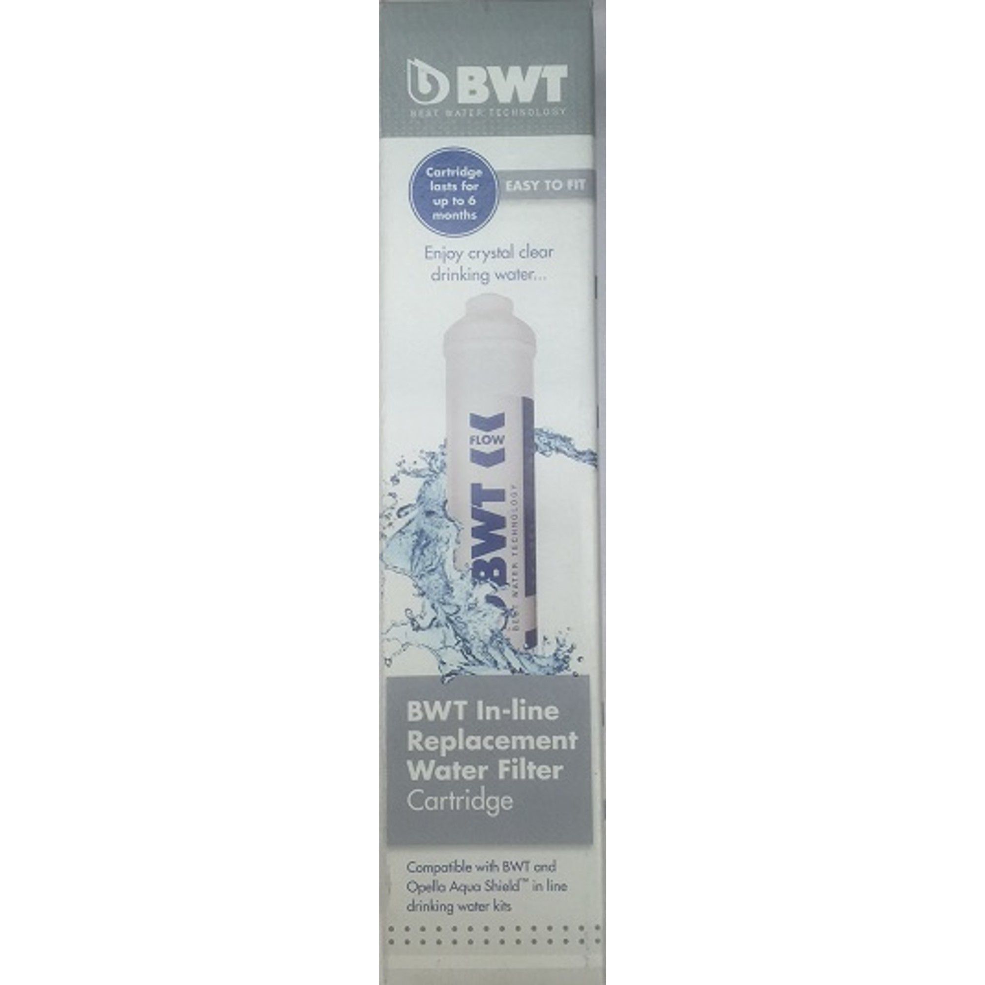 BWT Inline Replacement Water Filter Cartridge | DIY At B&Q