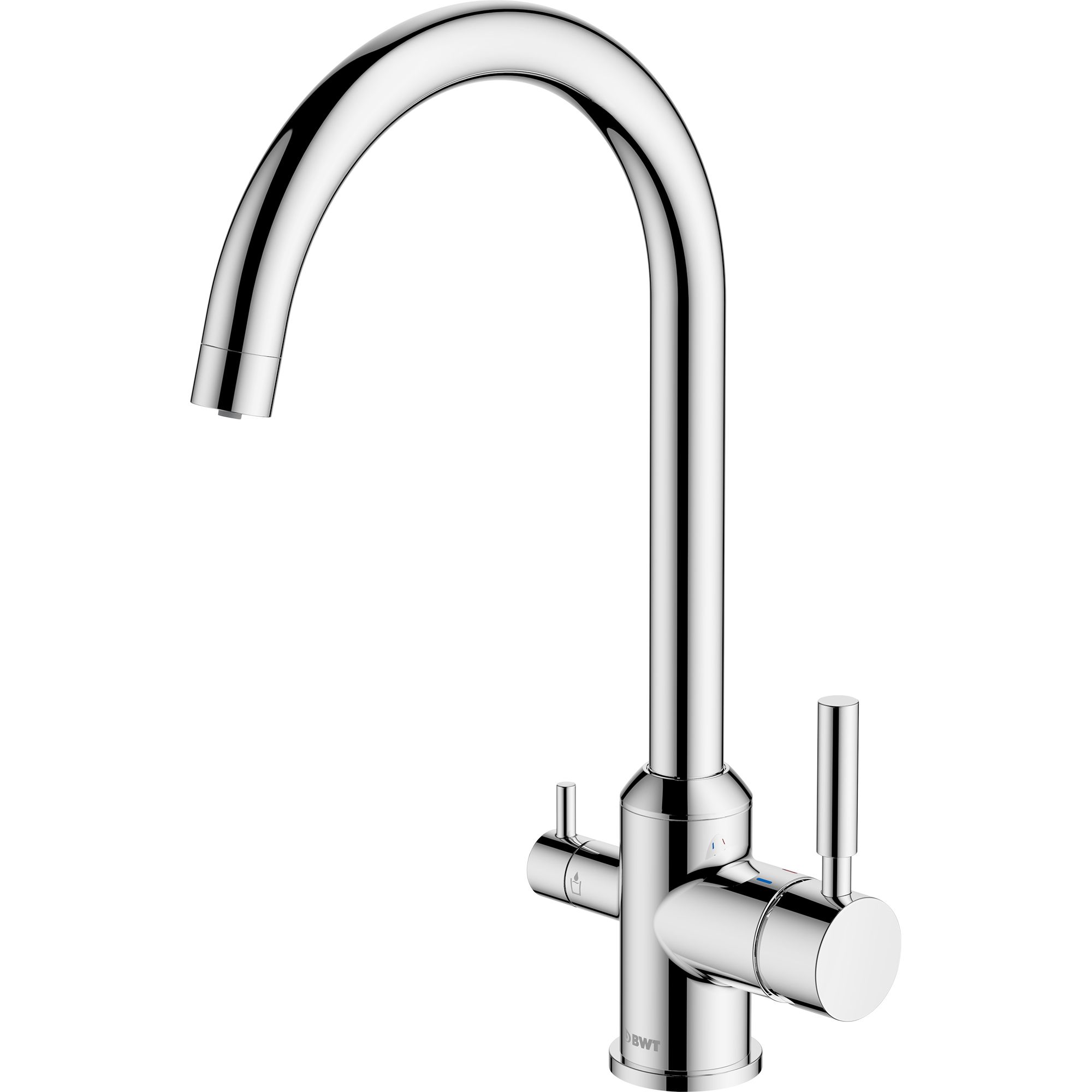 BWT Premium Chrome effect Water filter mono mixer tap