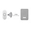 Byron 321 Grey & white Wireless Battery-powered Door chime kit DBY-22321-KF