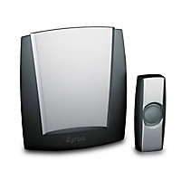 Byron Black Wireless Battery-powered Door chime kit BY503