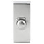 Byron Brushed Nickel effect Wired - 2 wires Bell push