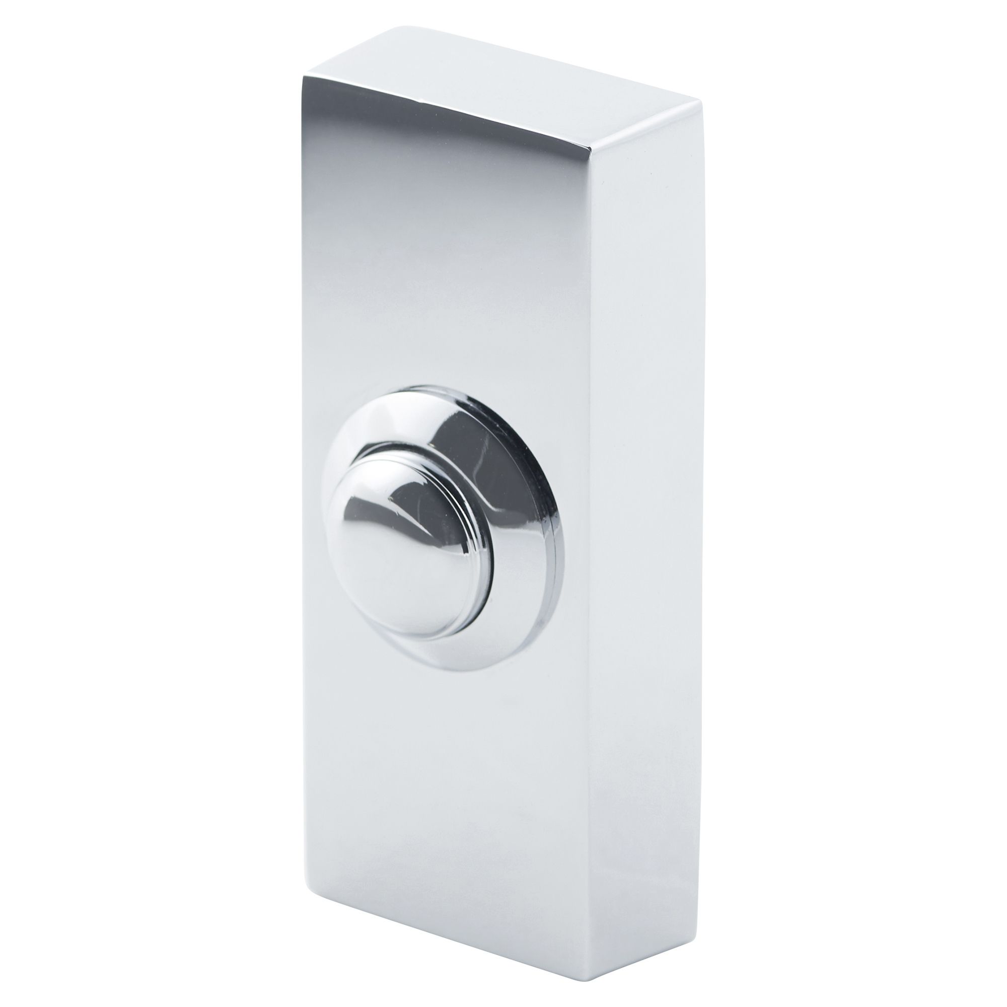 Byron Chrome effect Wired Bell push
