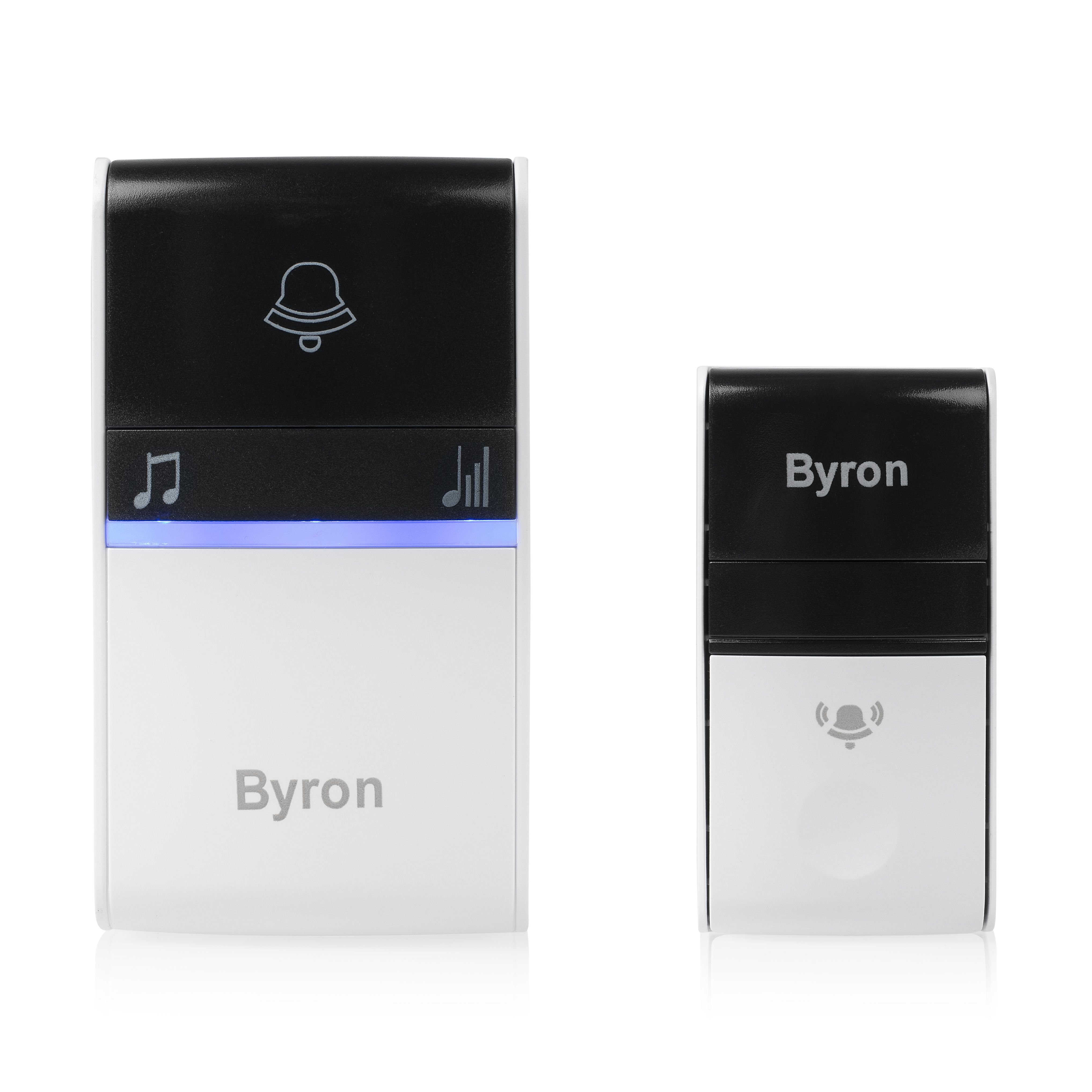 Byron Kinetic White Wireless Door chime, Set of 2