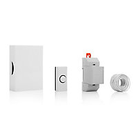 Byron White Wired Door chime kit with Transformer included 10.015.46