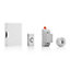 Byron White Wired Door chime kit with Transformer included 10.015.46