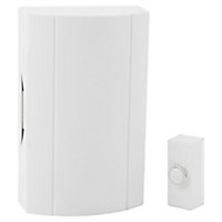 Byron White Wired Door chime kit