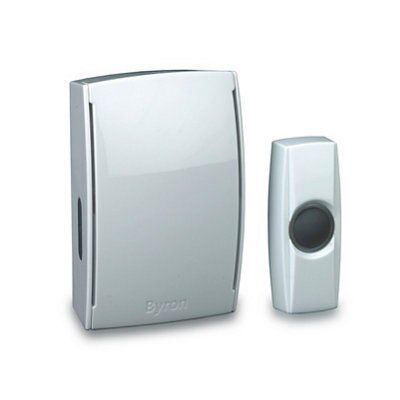 Byron White Wireless Battery-powered Door chime kit BY501