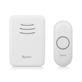 Byron White Wireless Door chime kit DBY-22312BS-KF