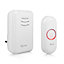 Byron White Wireless Door chime kit DBY-22312BS-KF