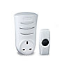 Byron White Wireless Plug through Door chime BY521