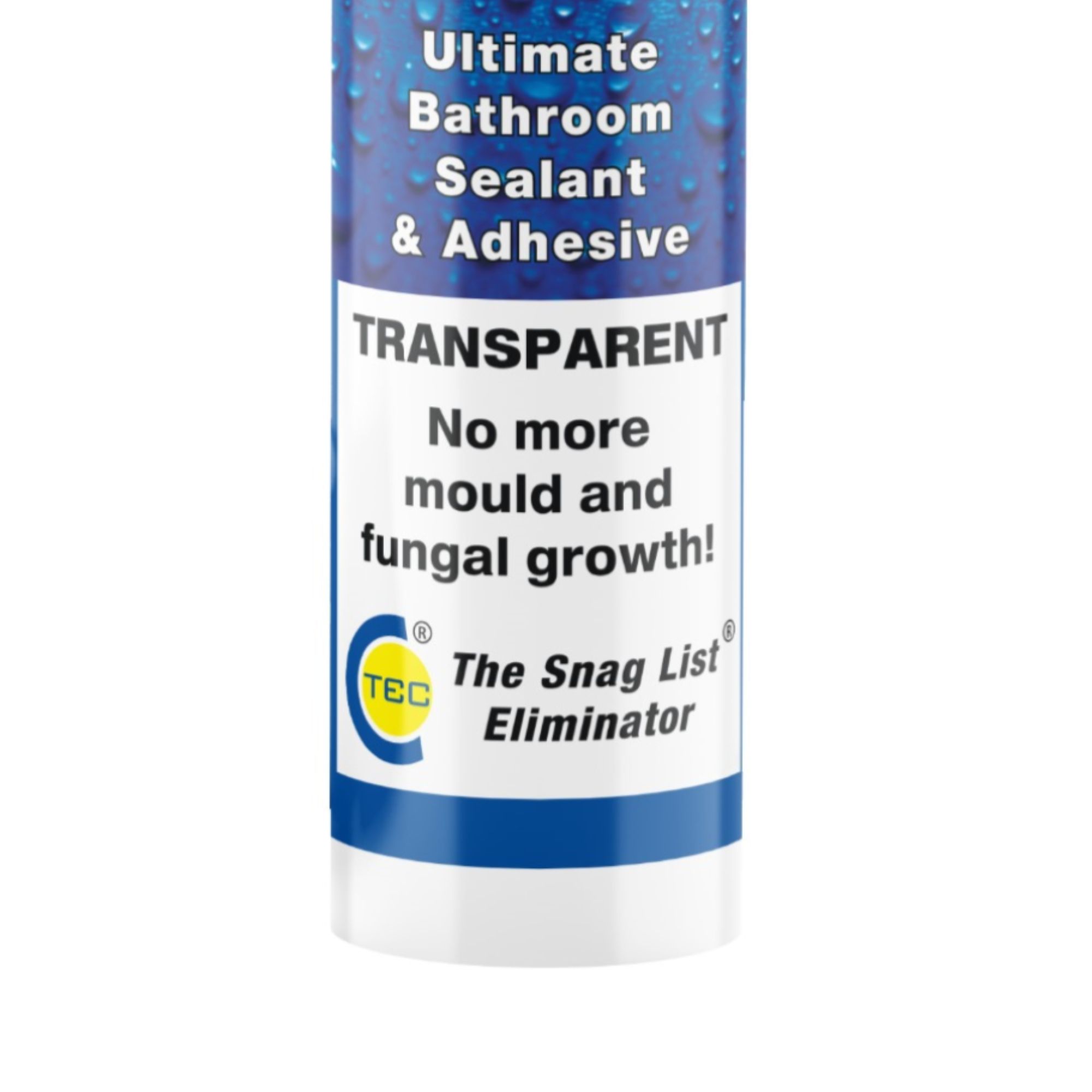 C-Tec BT1 Clear Polymer-based Bathroom & kitchen Cartridge Sanitary sealant, 290ml