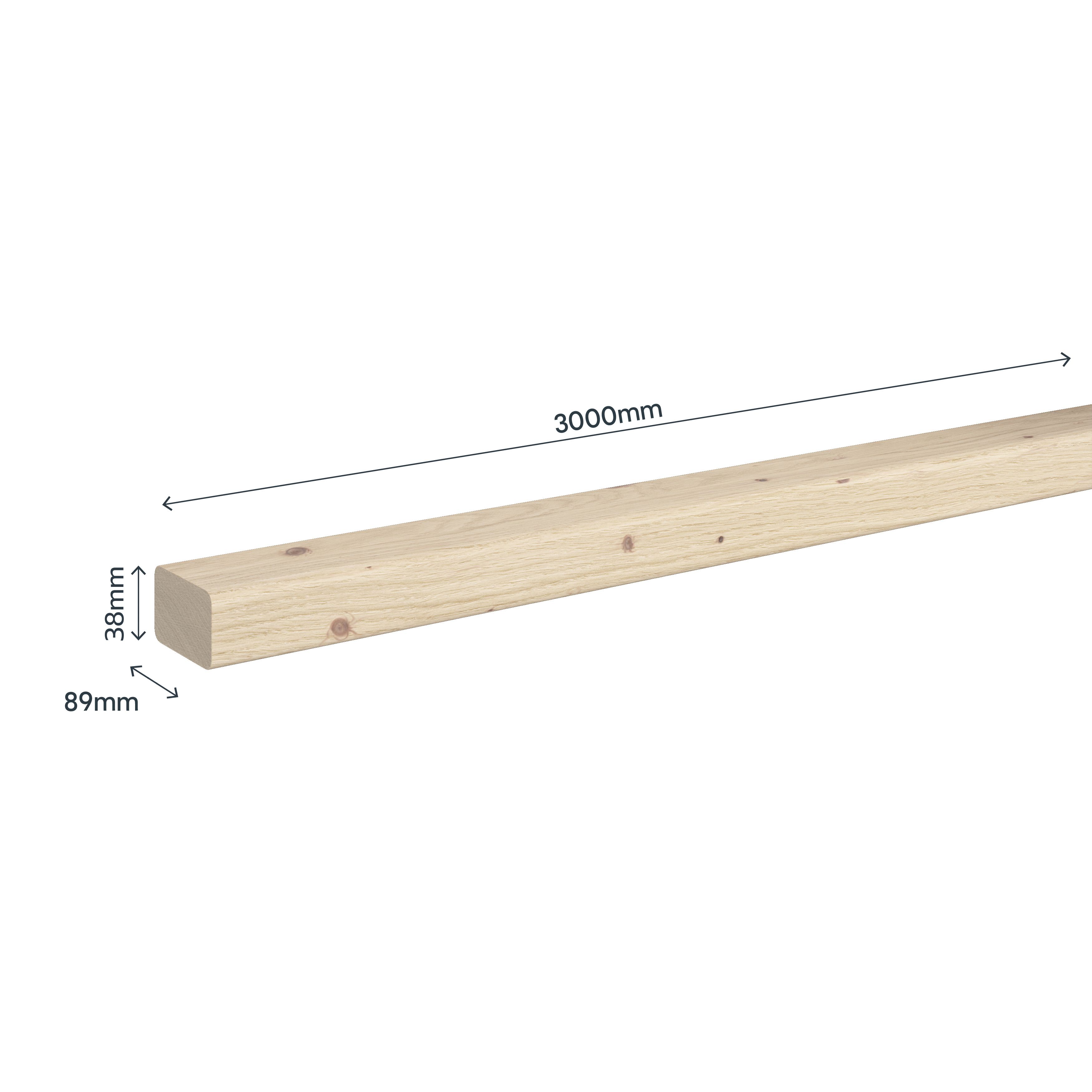 C16 CLS timber (L)3m (W)89mm (T)38mm