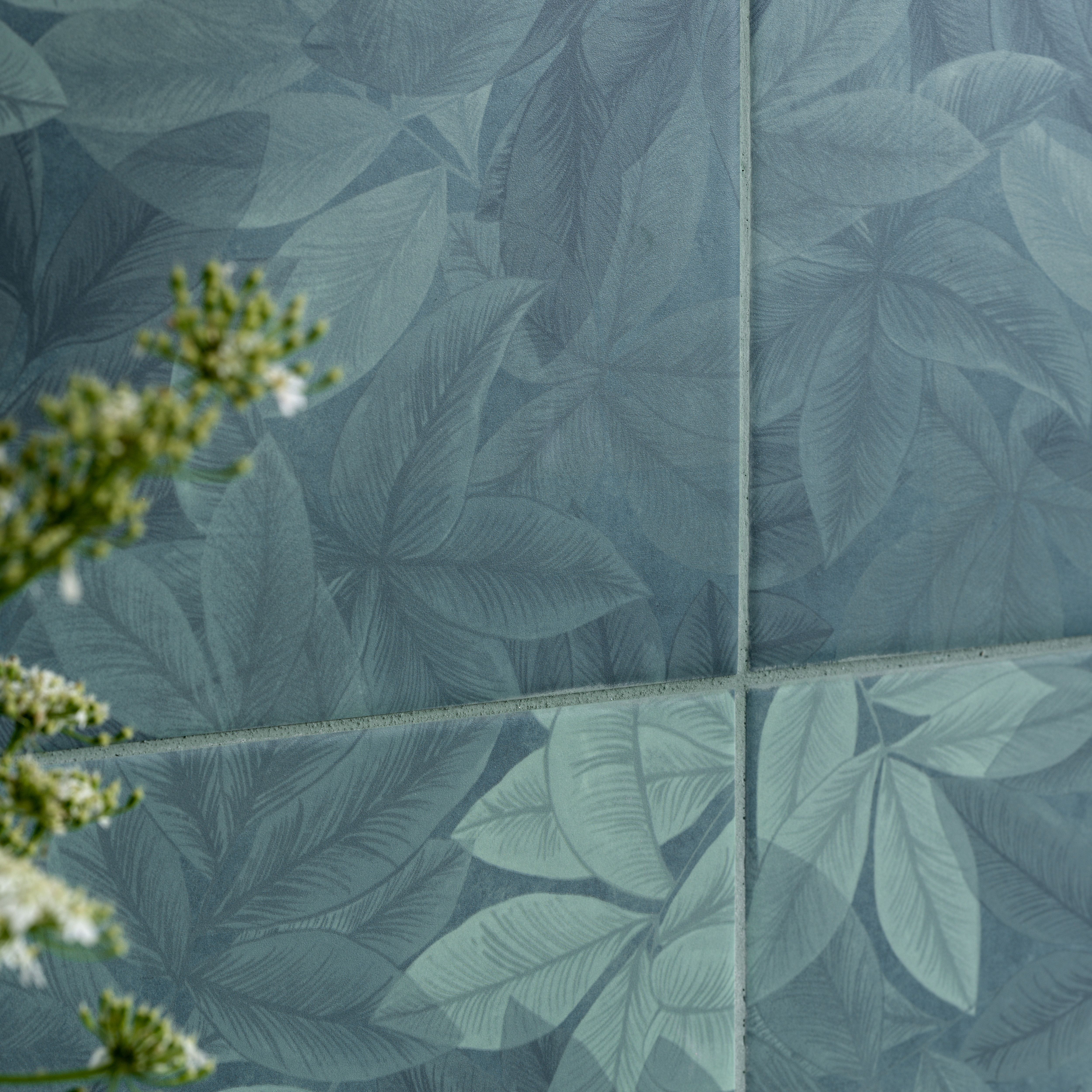 Ca’Pietra Arbour Green Matt Porcelain Indoor Floor & wall tile, Pack of 13, (L)223mm (W)223mm