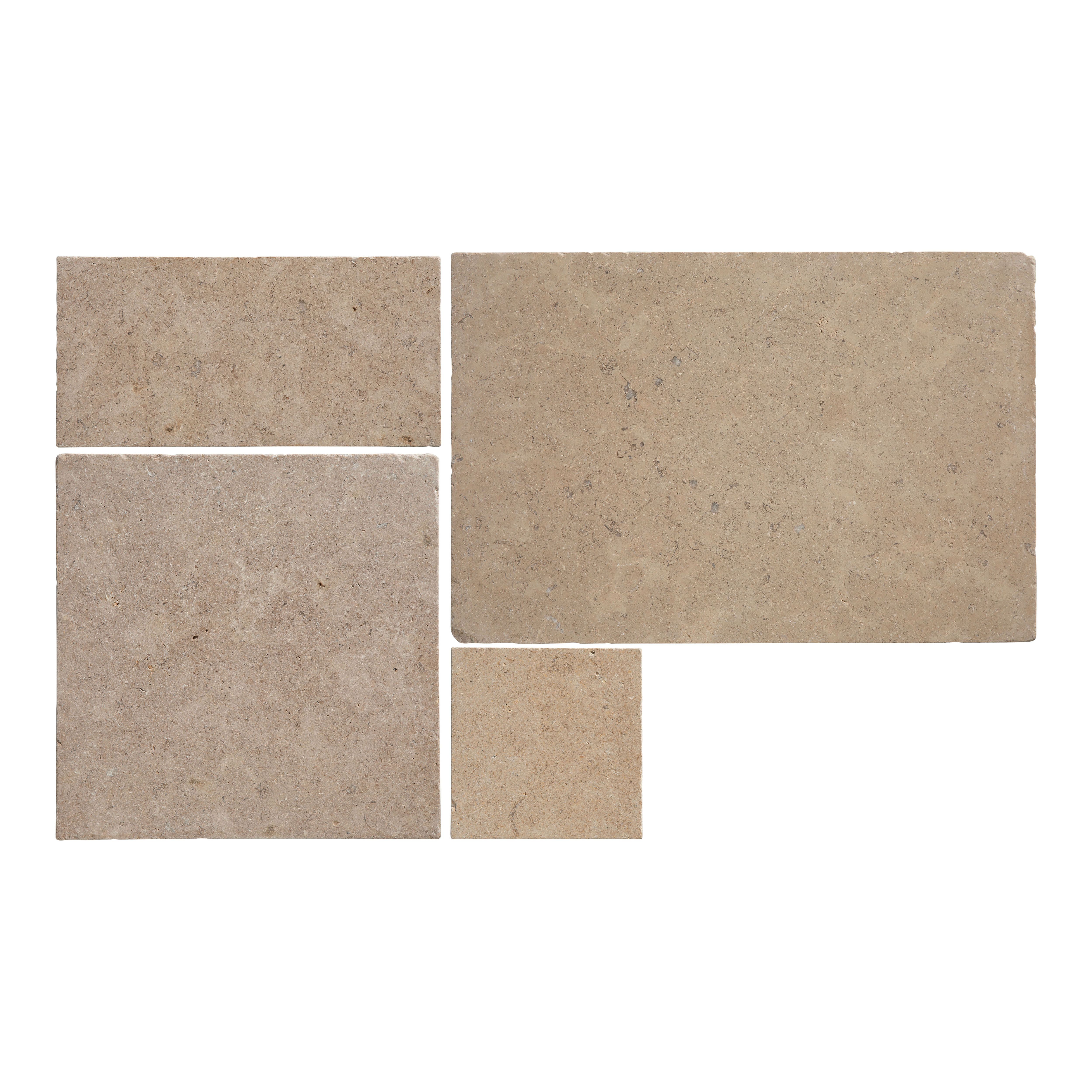 Ca’Pietra Bibury Satin Opus Limestone Indoor Wall & floor & wall tile, Pack of 6