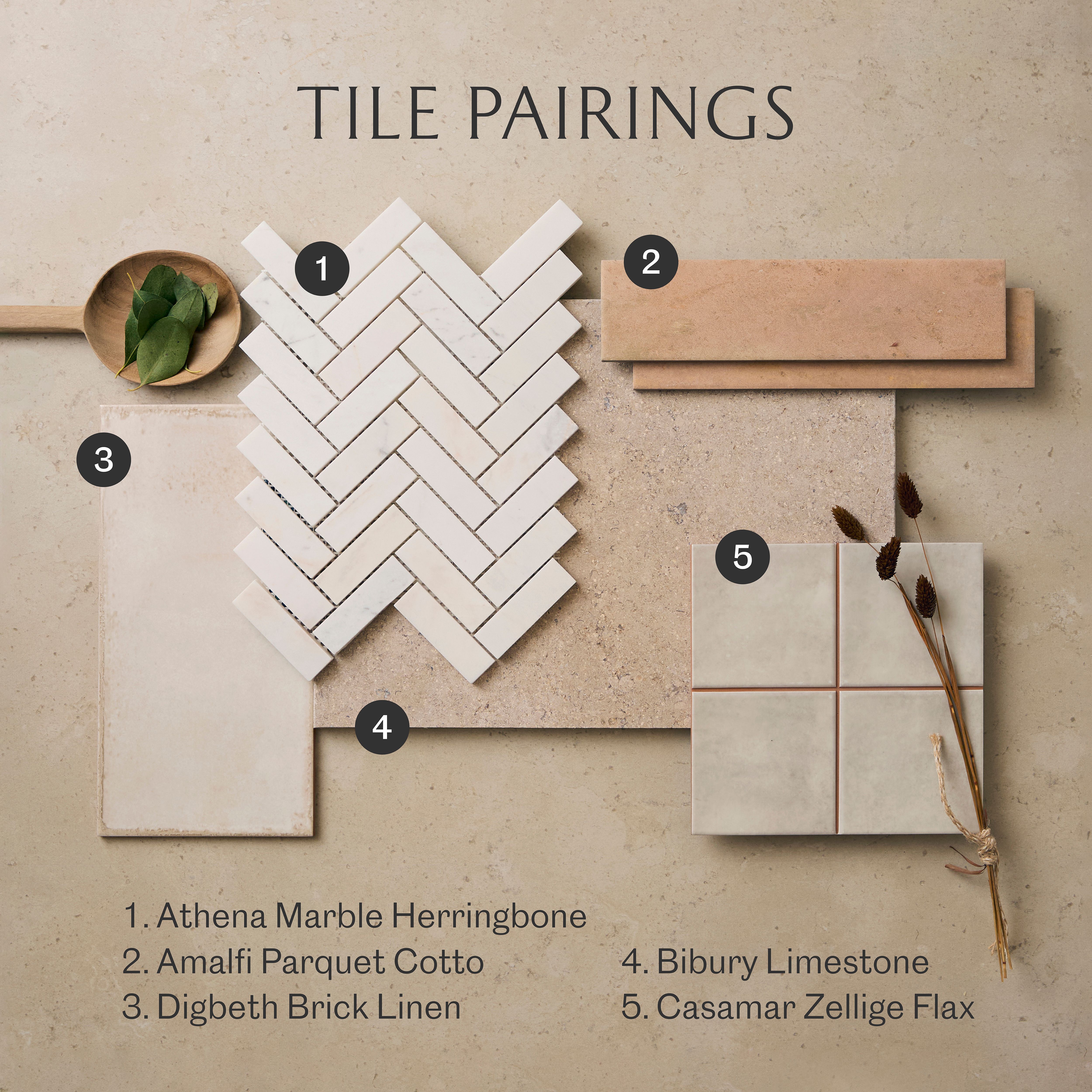 Ca’Pietra Casamar Flax Gloss Embossed Ceramic Indoor Wall tile, Pack of 25, (L)200mm (W)200mm
