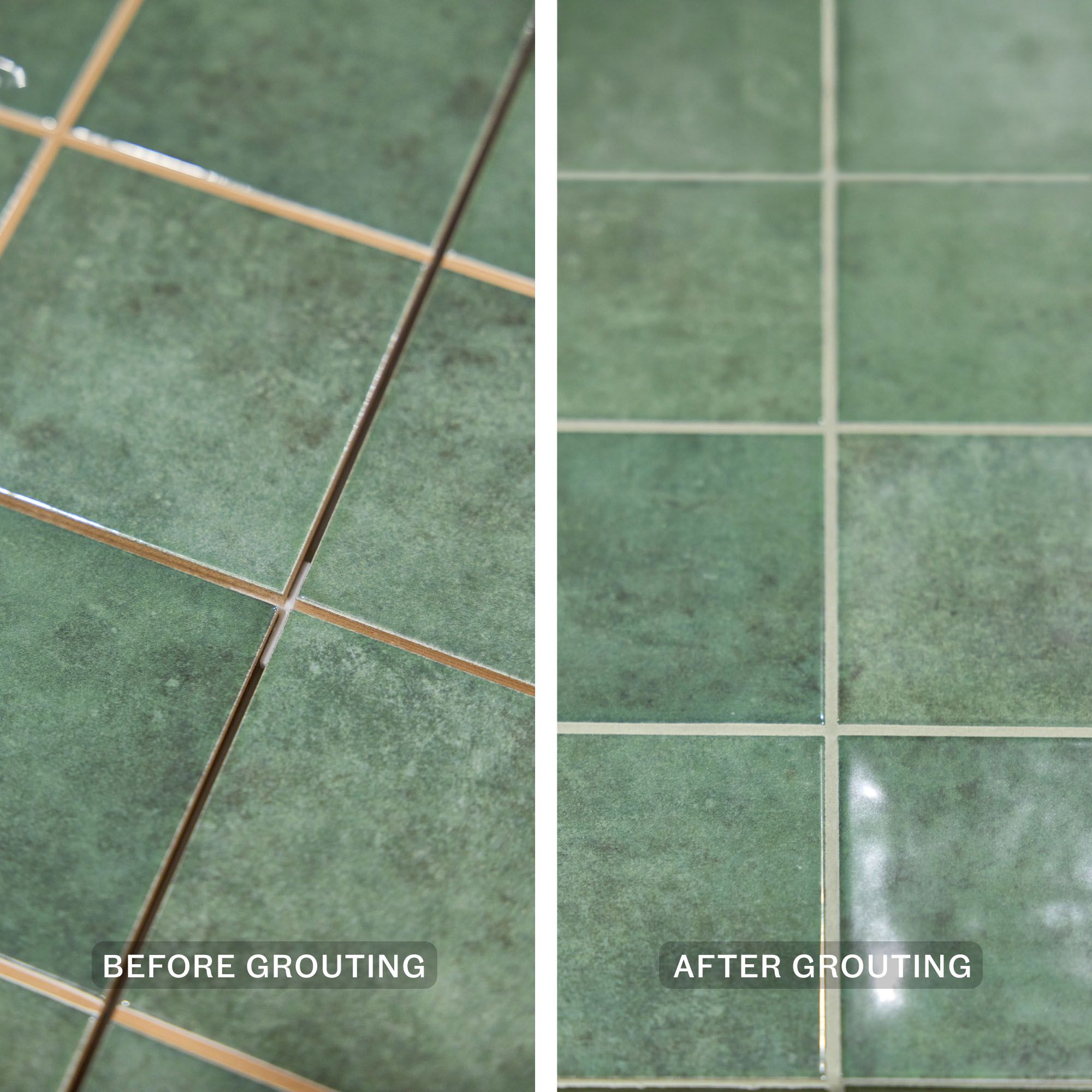 Ca’Pietra Casamar Forest Gloss Zellige Embossed Ceramic Indoor Wall tile, Pack of 25, (L)200mm (W)200mm