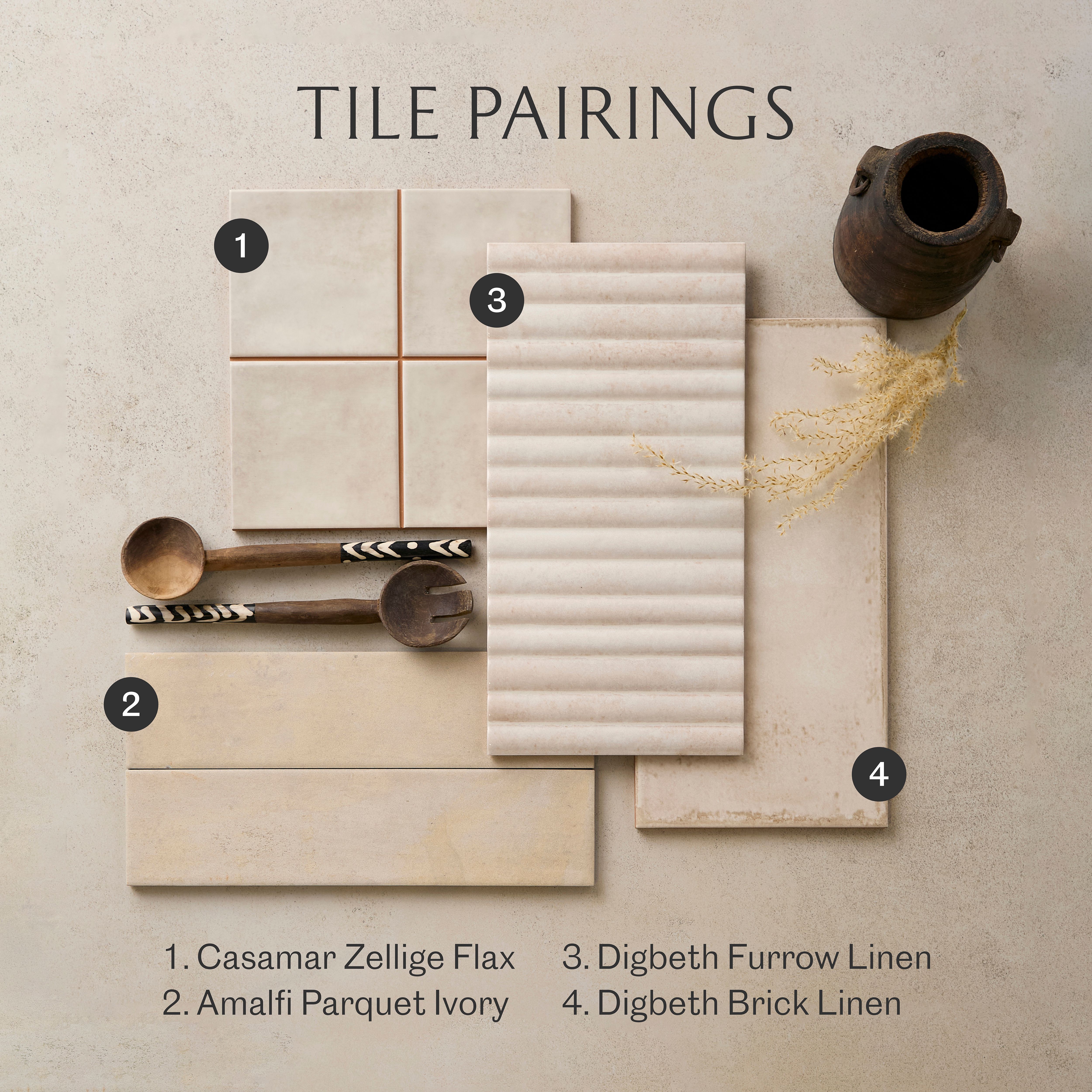 Ca’Pietra Digbeth Cream Gloss Furrow Metallic effect Embossed Ceramic Indoor Wall tile, Pack of 20, (L)300mm (W)150mm