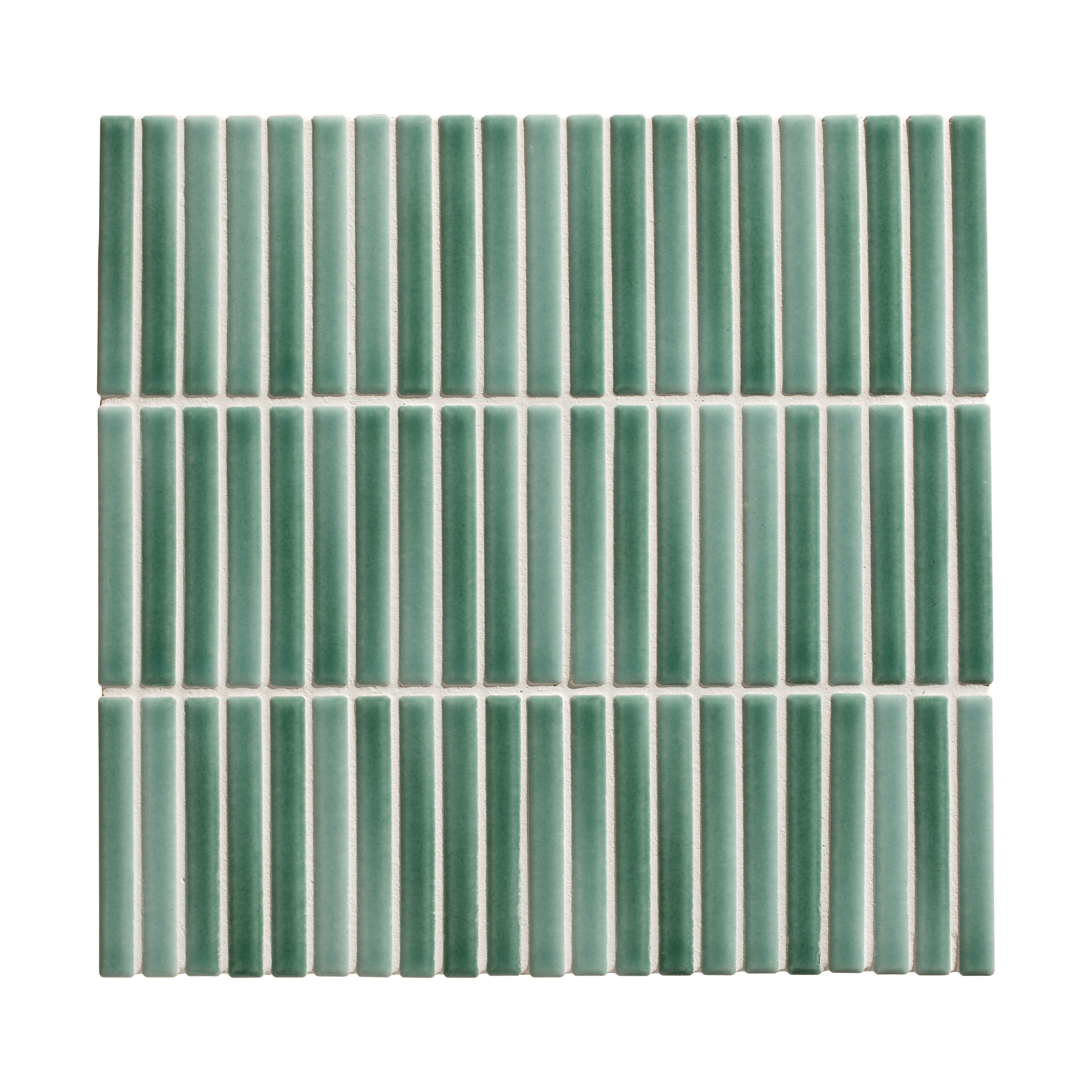 Ca’Pietra Linear Sea Spray Gloss Metallic effect Porcelain Indoor Wall tile, (L)295mm (W)284mm