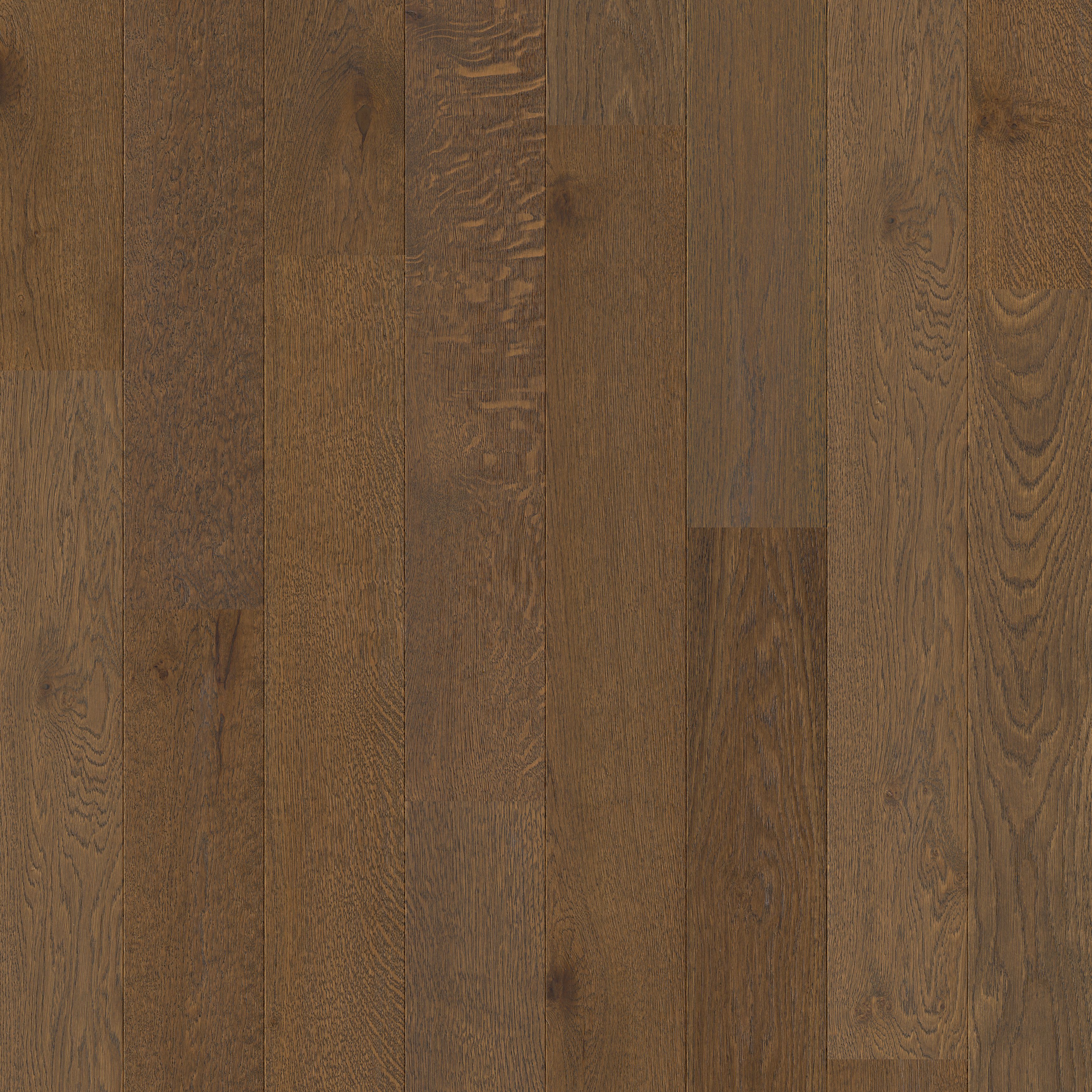 Cadenza Sepia Oak Real wood top layer flooring Sample, (W)145mm