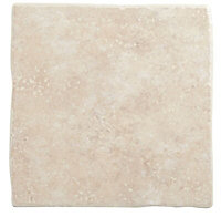 Calcuta Natural Matt Stone effect Ceramic Wall & floor Tile, Pack of 9, (L)330mm (W)330mm