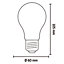 CALEX B22 7W 810lm White A60 Warm white LED Dimmable Filament Light bulb