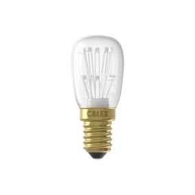 CALEX E14 1W 70lm Clear T26 Extra warm white LED Filament Light bulb