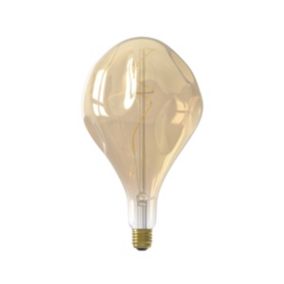 CALEX E27 6W 340lm Amber Balloon Extra warm white LED Dimmable Filament Light bulb