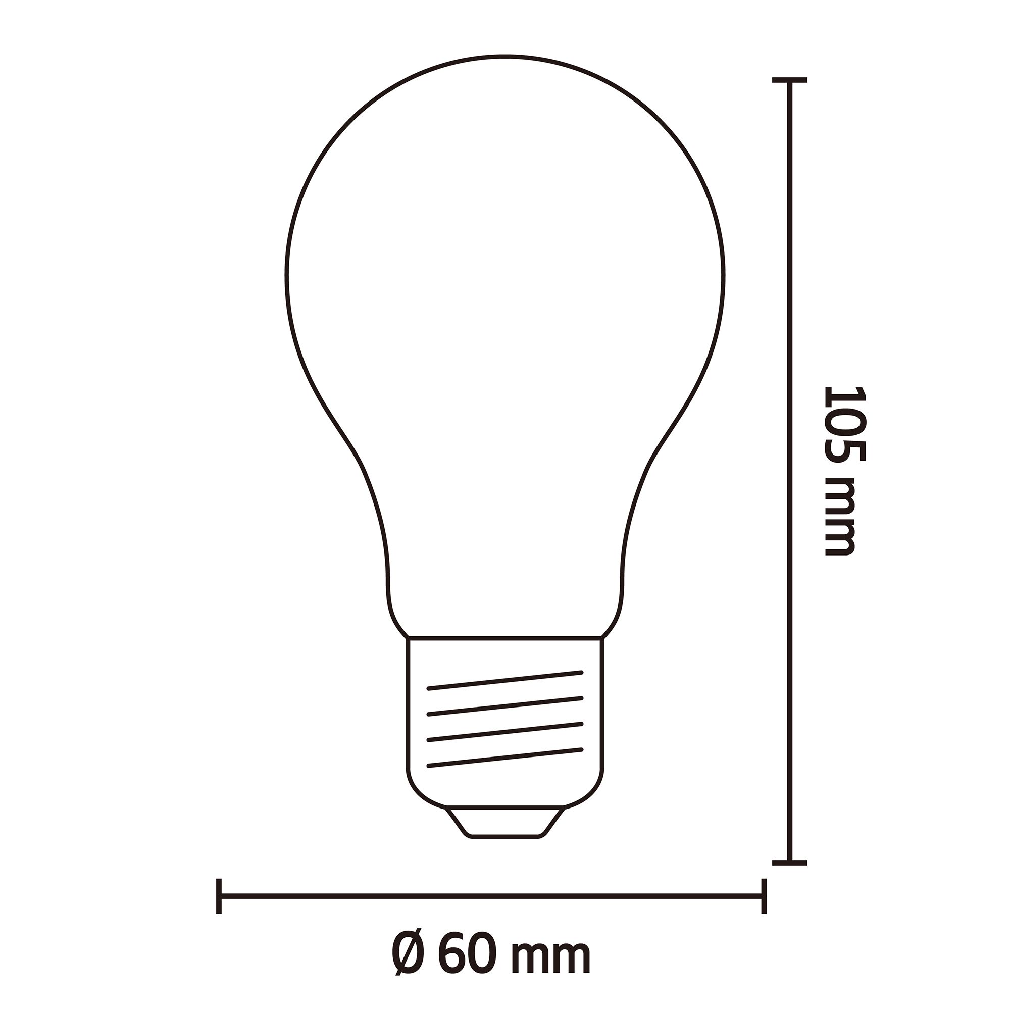 CALEX Gold flex B22 4W 200lm 360° Amber A60 Extra warm white LED Dimmable Filament Light bulb