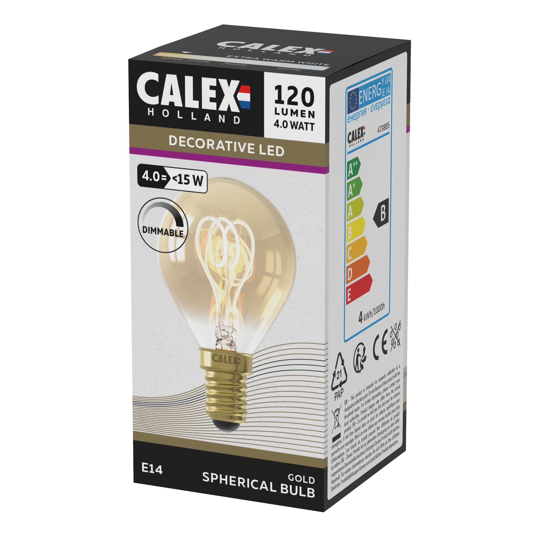 Calex decorative led on sale 4 watt