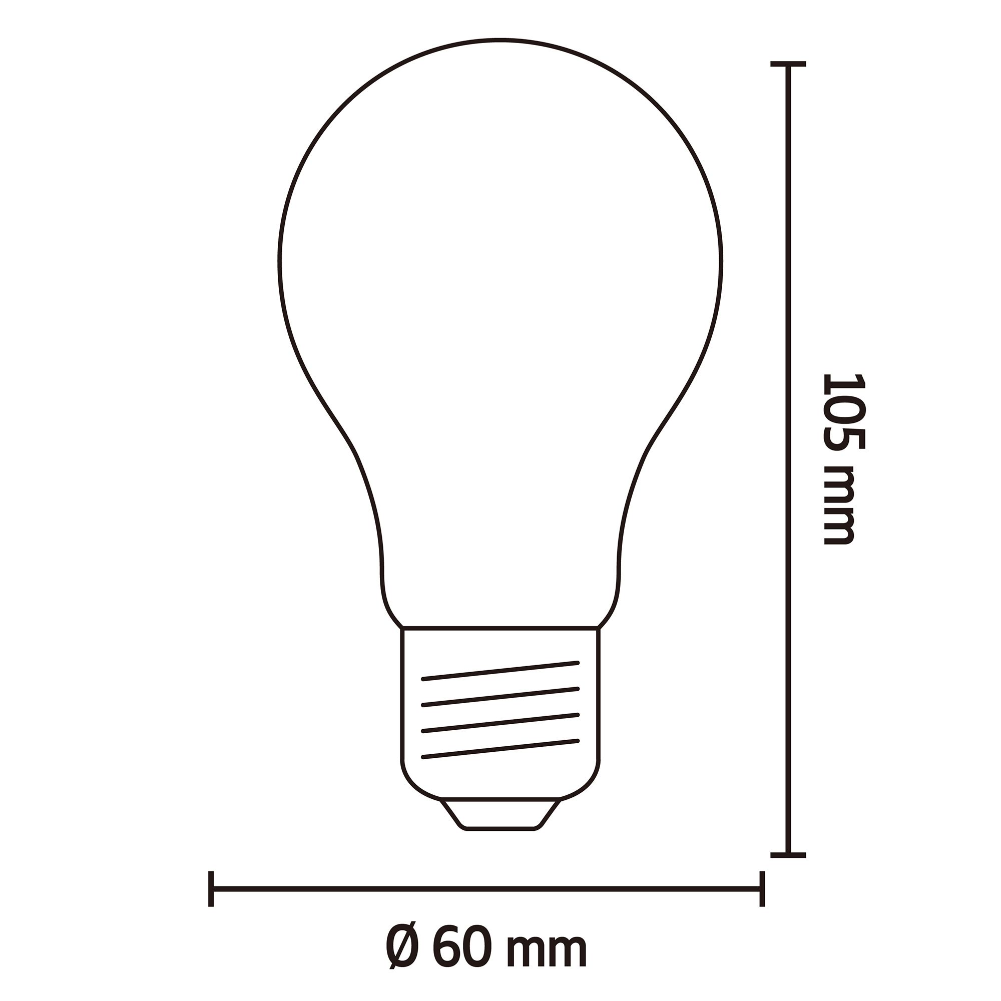 CALEX Gold flex E27 4W 200lm 360° Amber A60 Extra warm white LED Dimmable Filament Light bulb
