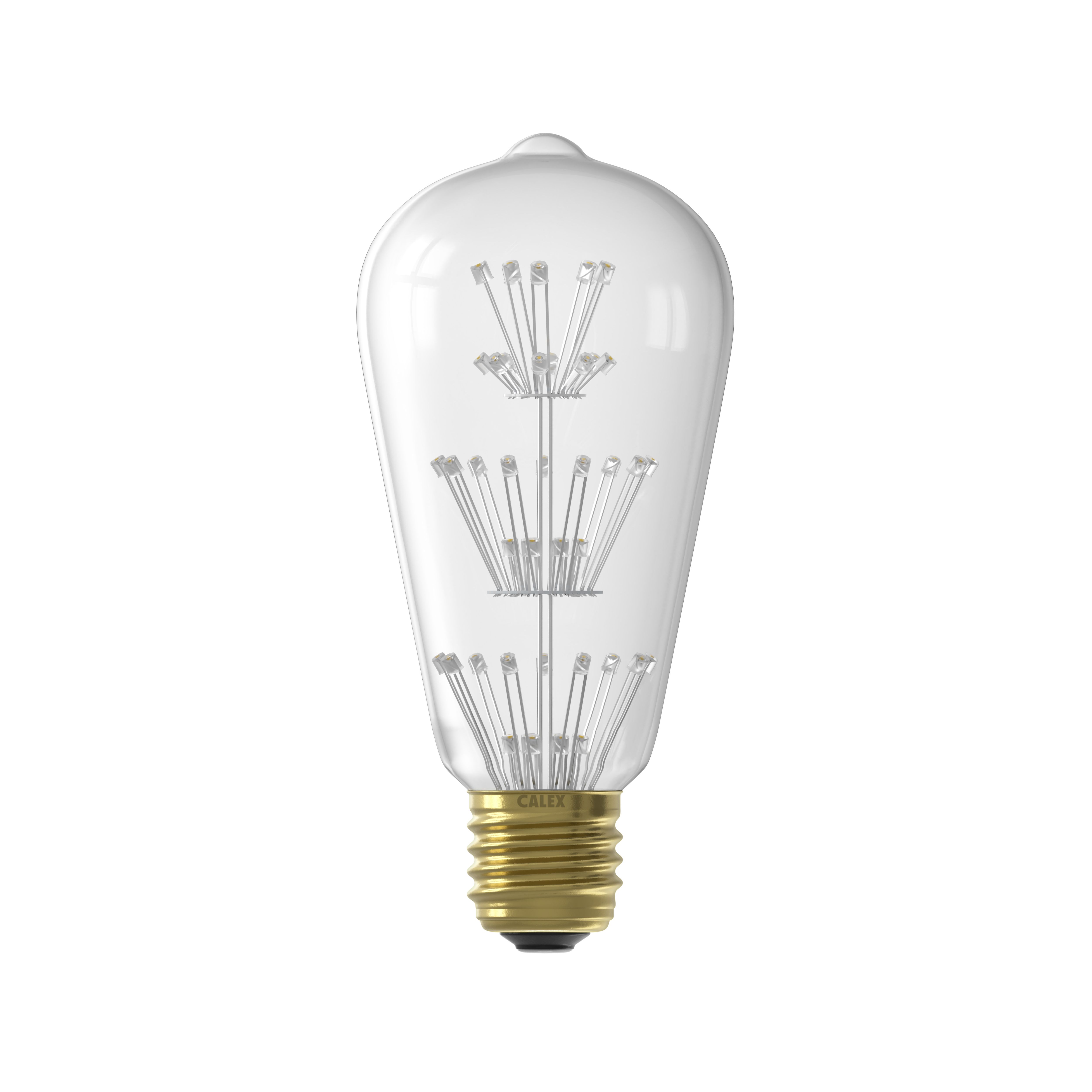 Onverbiddelijk Competitief Bergbeklimmer CALEX Pearl E27 2W 280lm ST64 Extra warm white LED Filament Light bulb |  DIY at B&Q