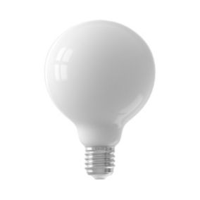 CALEX softline E27 8W 900lm 360° White Globe Warm white LED Dimmable Filament Light bulb