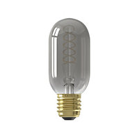 CALEX Titanium flex E27 4W 100lm Smoke Tube Extra warm white LED Dimmable Filament Light bulb