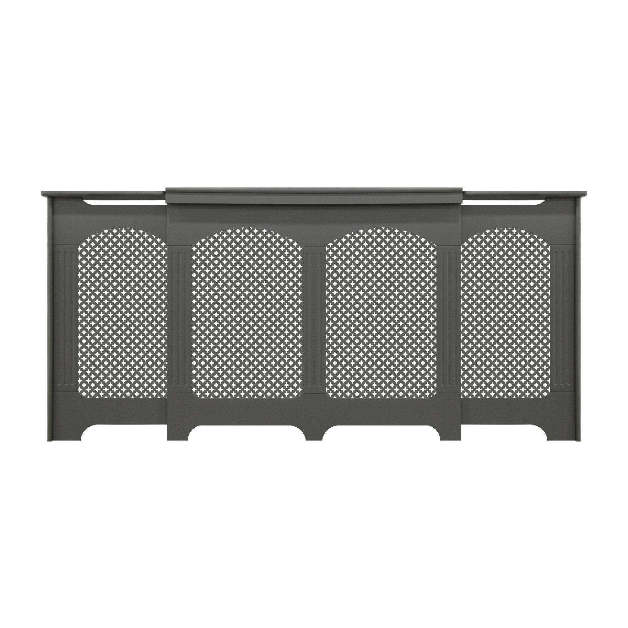 Cambridge Medium Grey Radiator cover 936mm(H) 2000mm(W) 220mm(D)