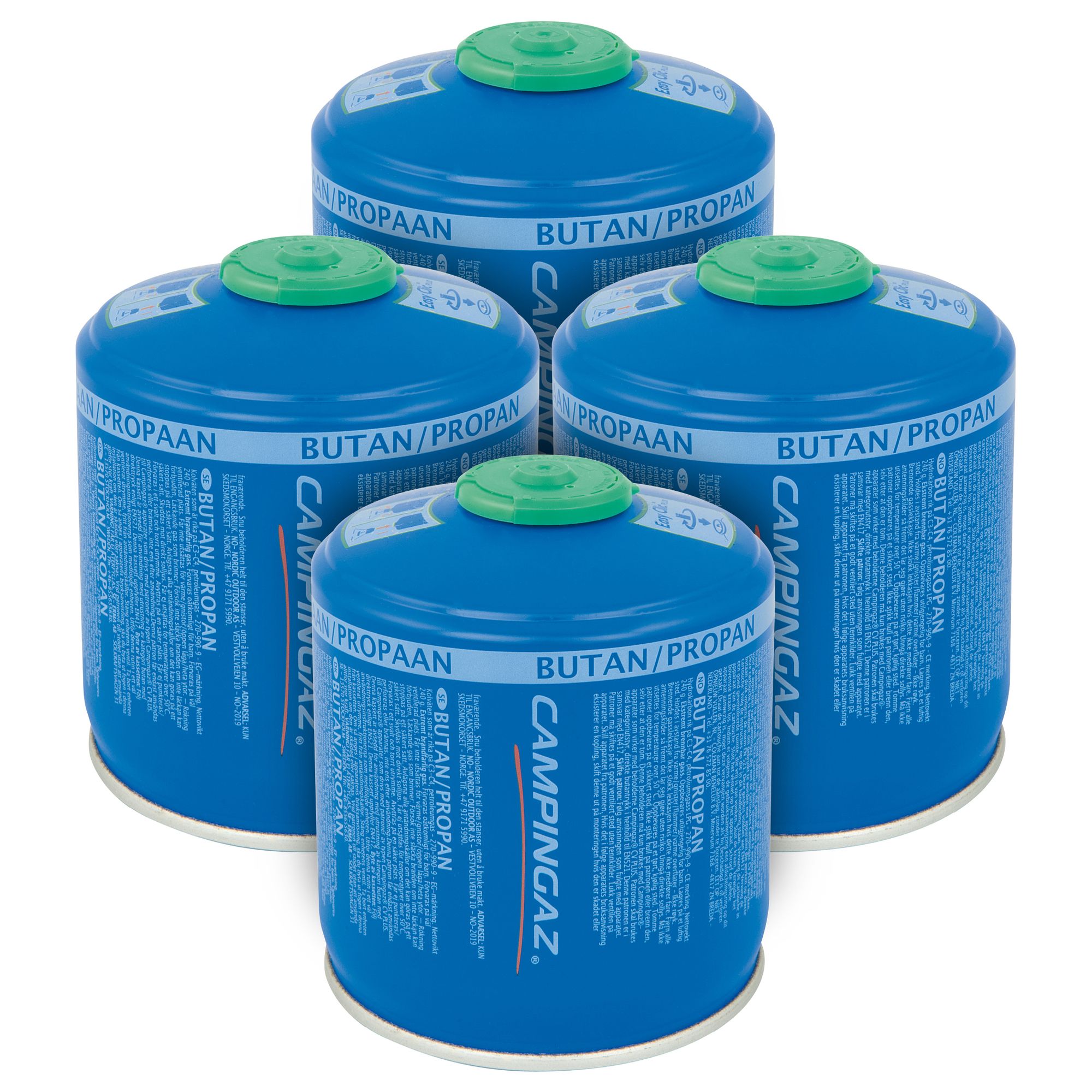 Campingaz CV300 Plus Mixed Gas cartridge Pack of 4 240g