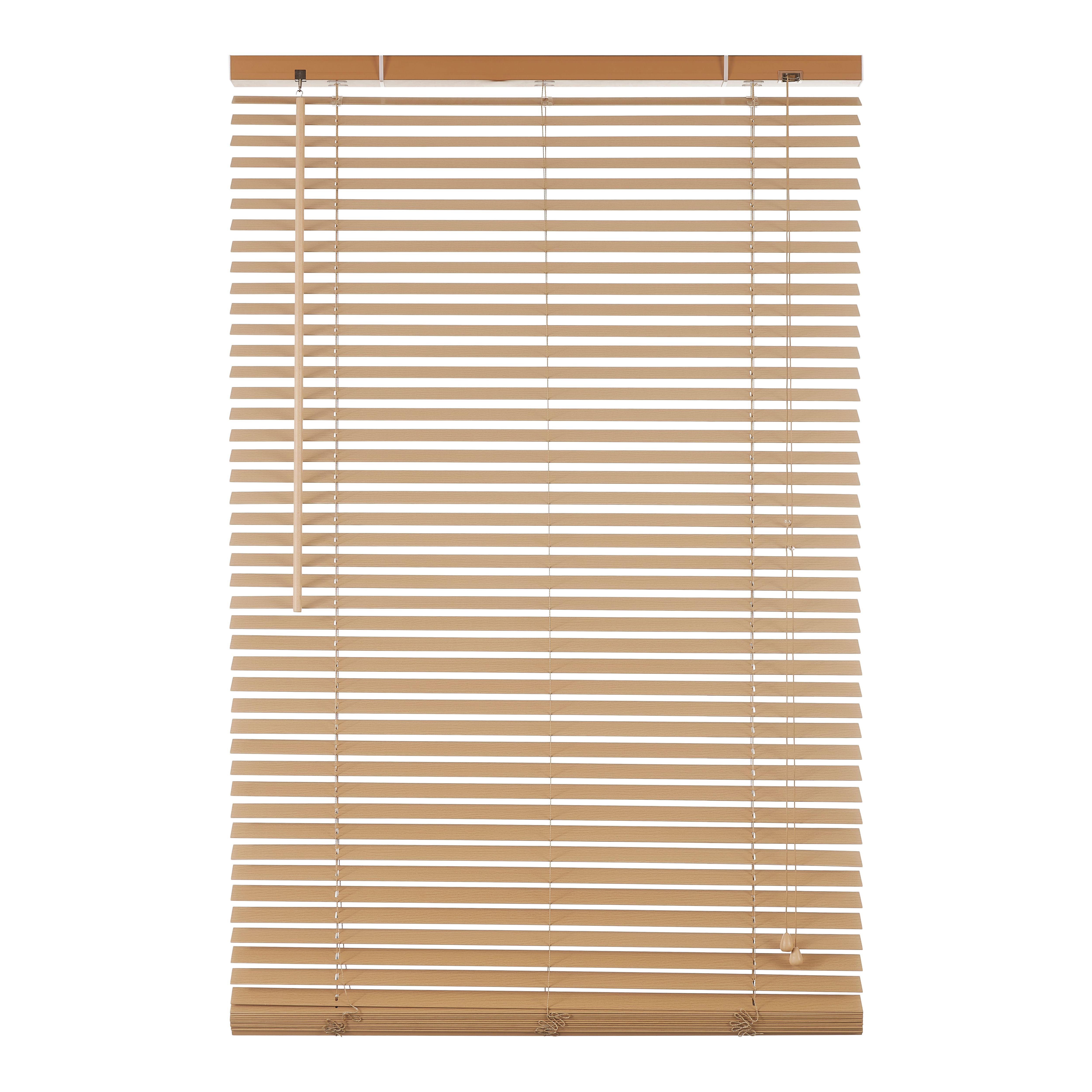 Cana Natural Oak effect Wood Venetian Blind (W)90cm (L)180cm