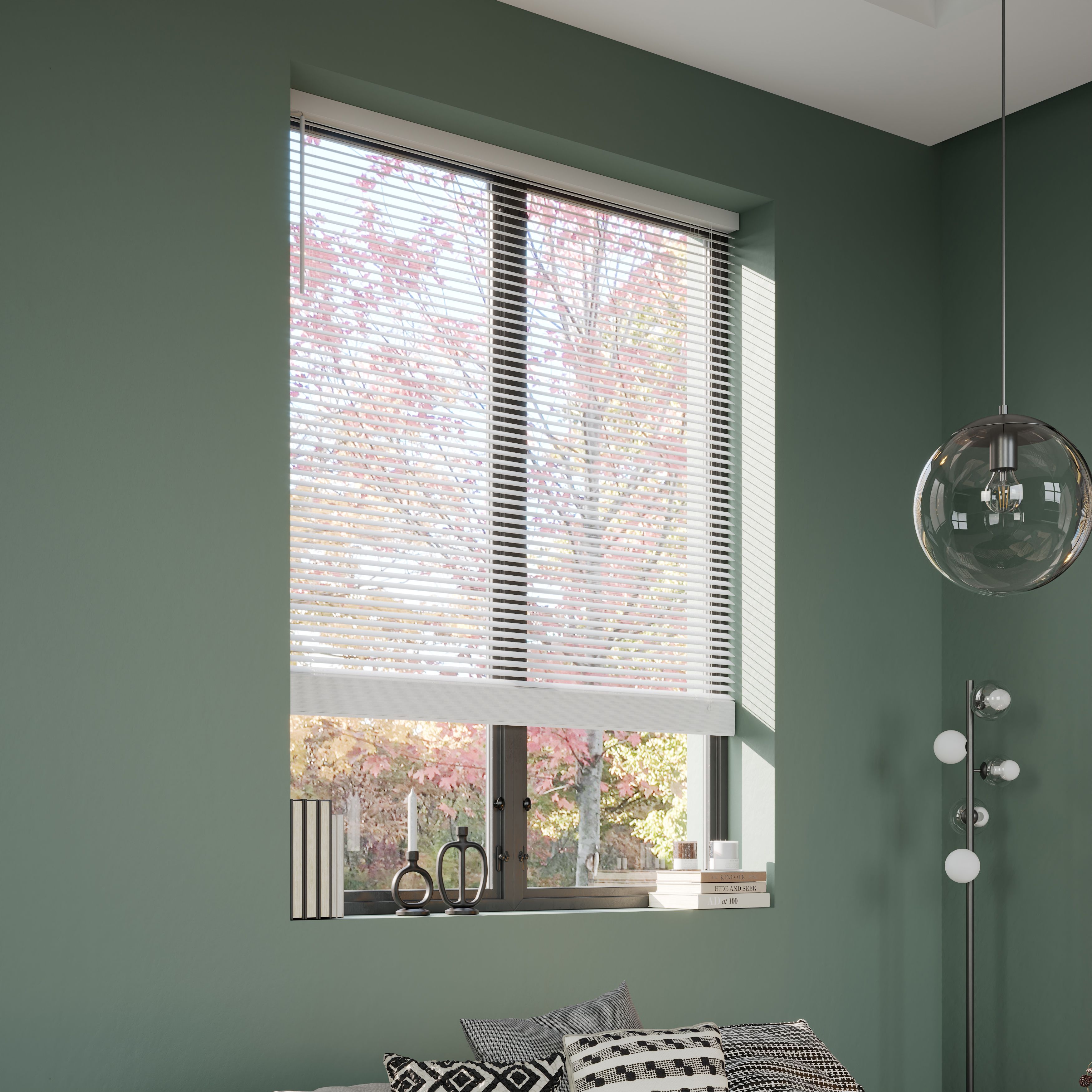 Cana White Basswood Venetian Blind (W)180cm (L)180cm - 3