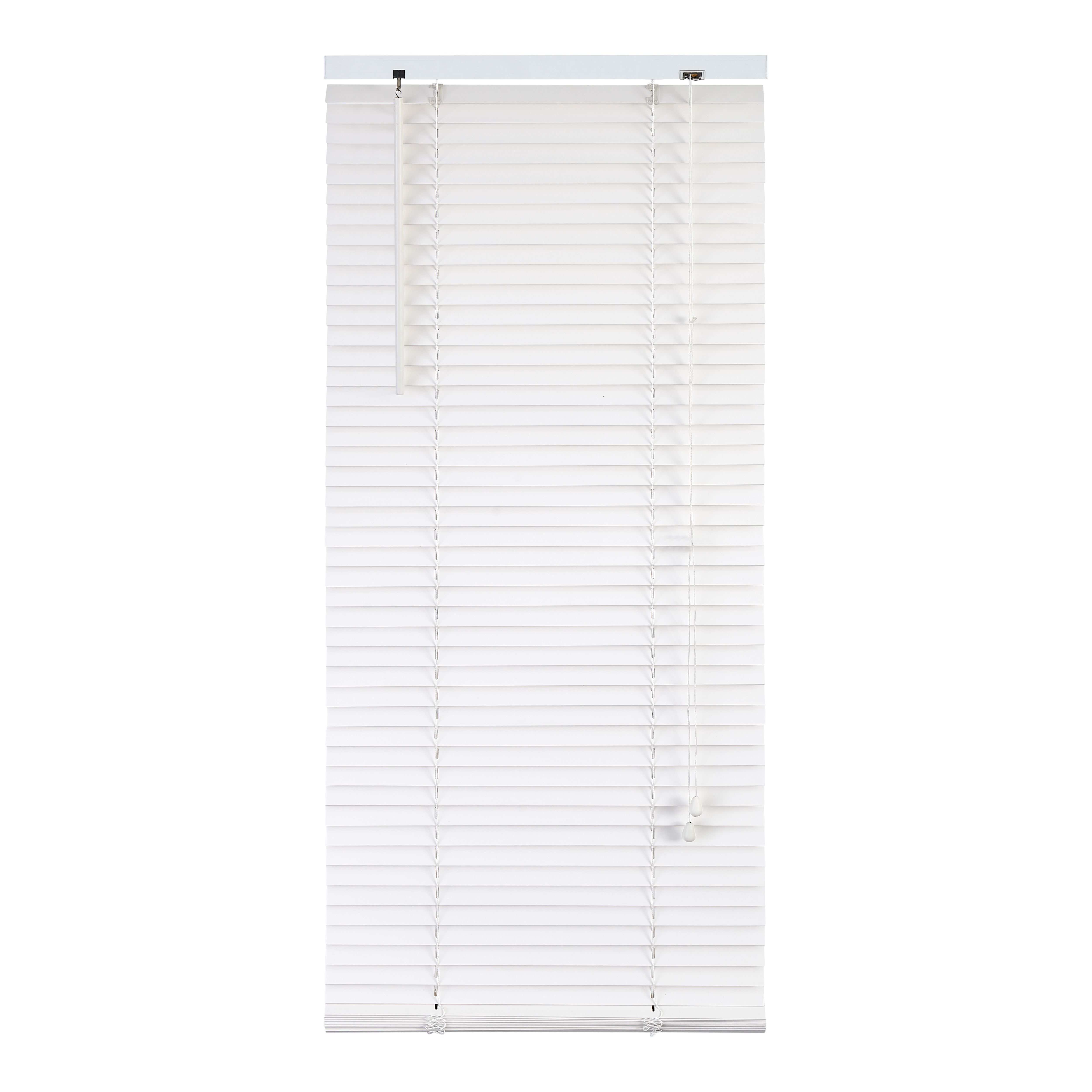 Cana White Wood Venetian Blind (W)90cm (L)180cm